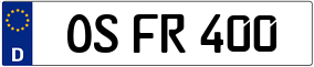 Truck License Plate